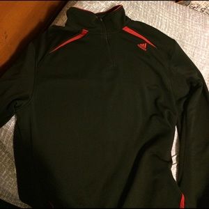 Half zip pull over