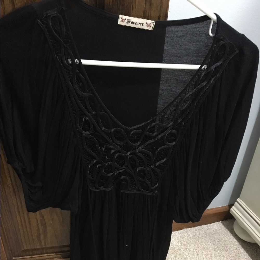 Long black top