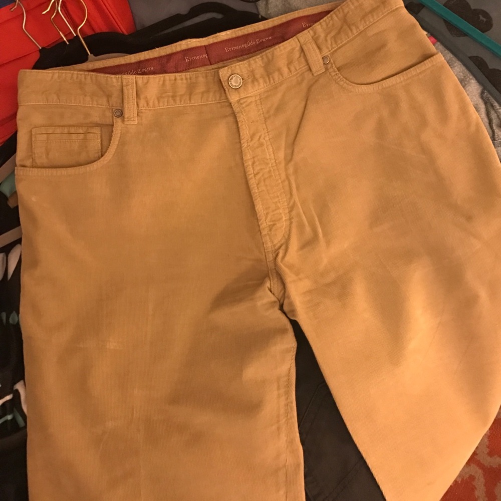 $300 Men's Ermenegildo Zegna Corduroy Pants👌