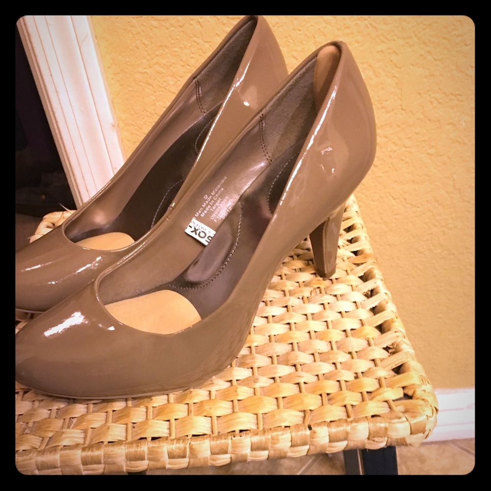 Nude heels by Merona.  Size 9, worn once.