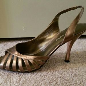 Nine west bronze sandals