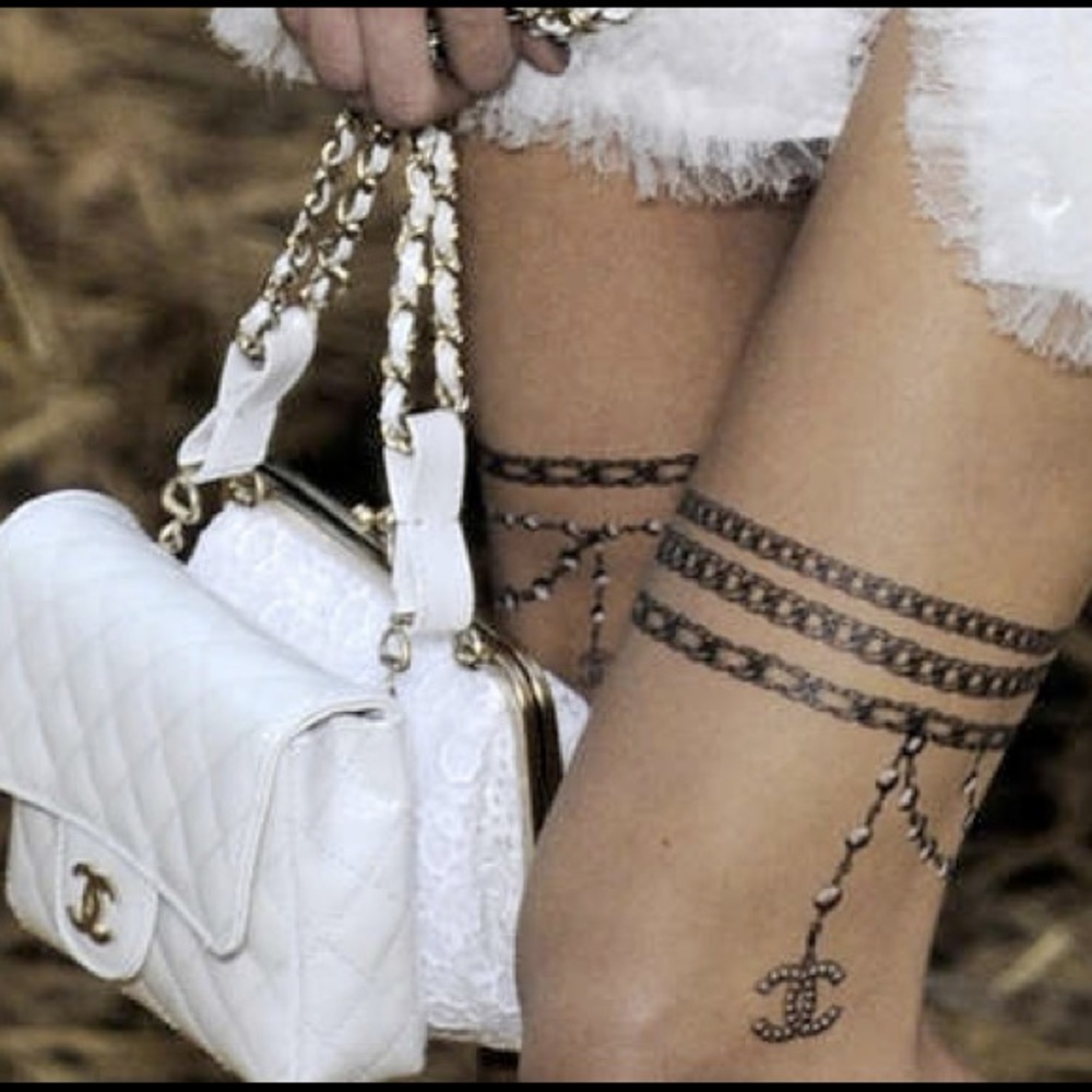 Authentic Chanel Tattoos Vintage sold out