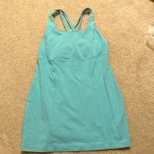 Lululemon light blue tank top