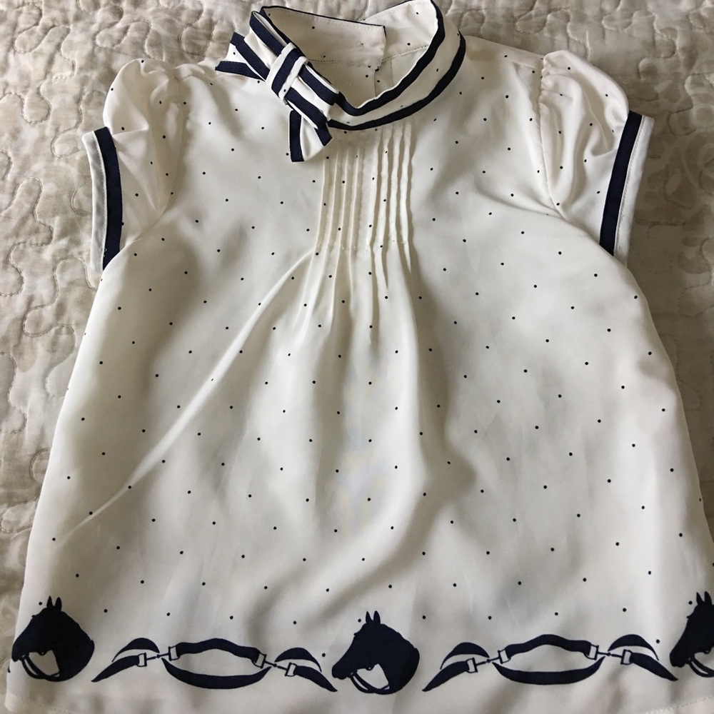 Janie and jack equestrian line top