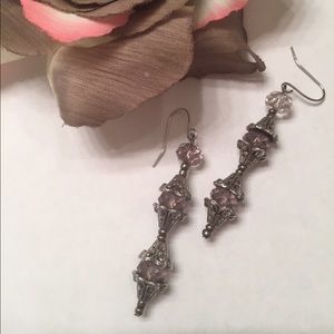 Crystal clear  earrings by Ana