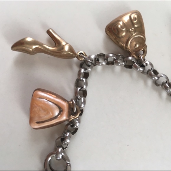 Beautiful Sterling Silver Italian Charm Bracelet - Picture 2 of 3