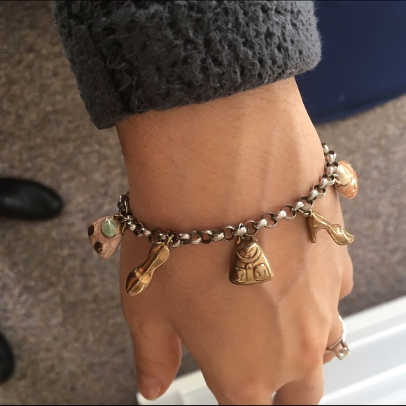 Beautiful Sterling Silver Italian Charm Bracelet - Picture 3 of 3