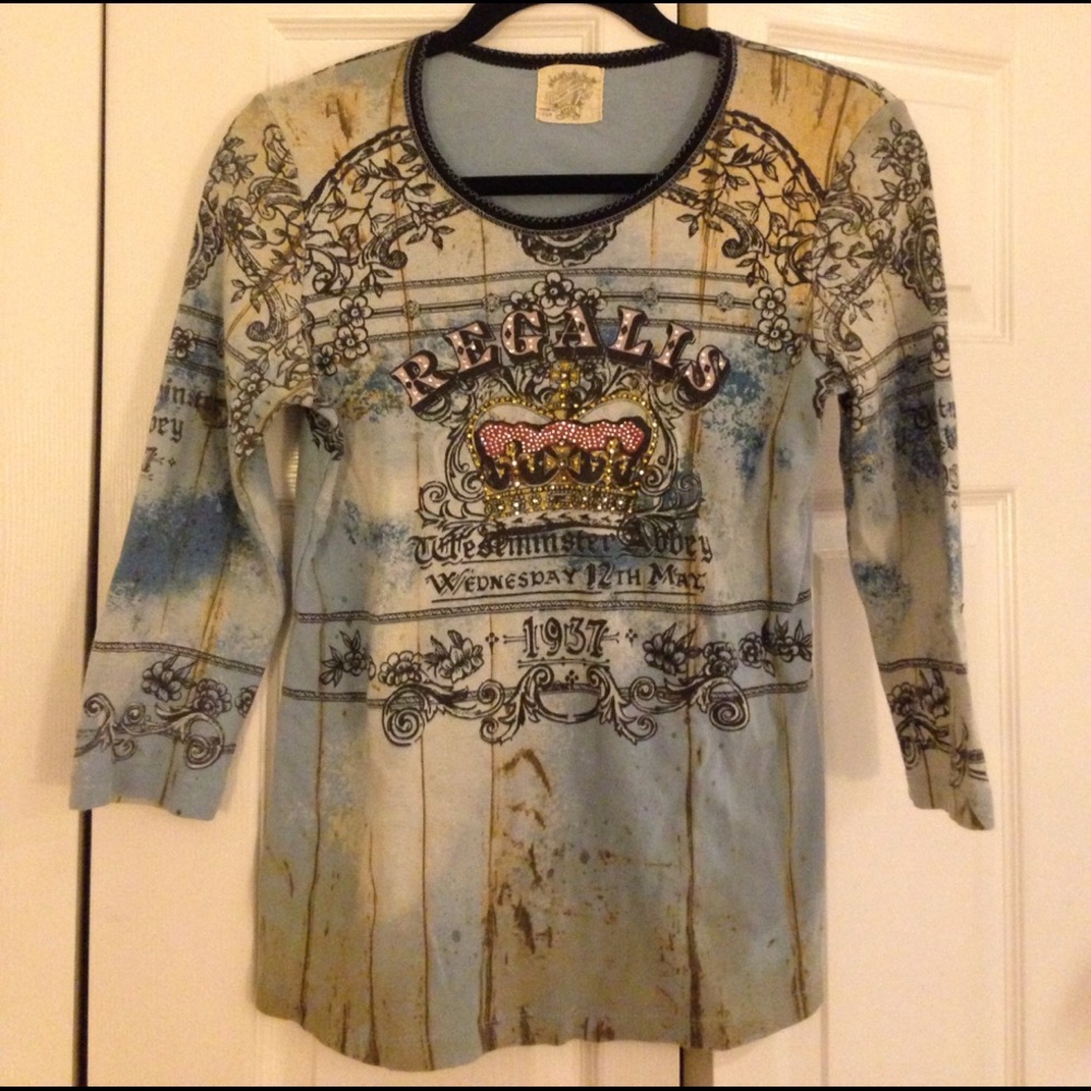 Faux Vintage Skinny Minnie long sleeve tee