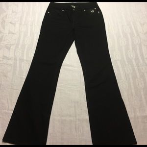 Harley-Davidson Black Jeans w Faux Diamonds