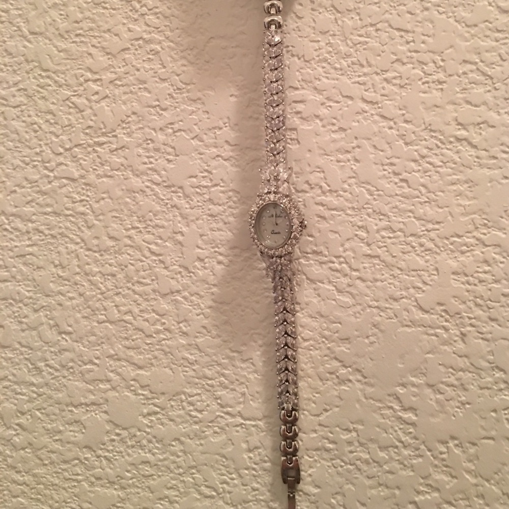 Real Swarovski Crystals Watch