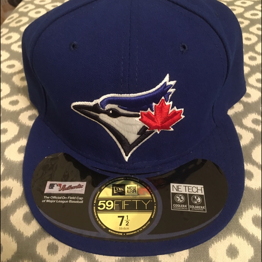 New Era Toronto Blue Jays 7 1/2 Fitted Hat Cap NEW