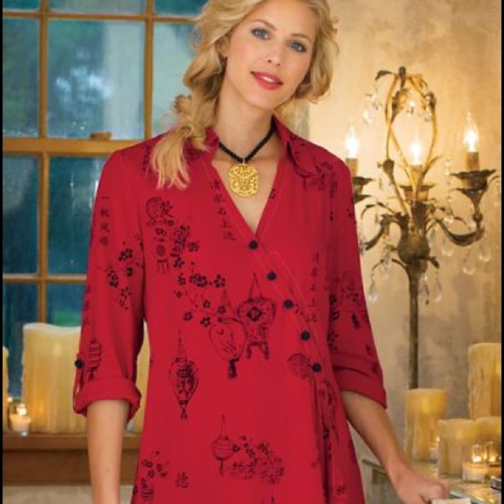 Soft Surroundings Pagoda Shirt