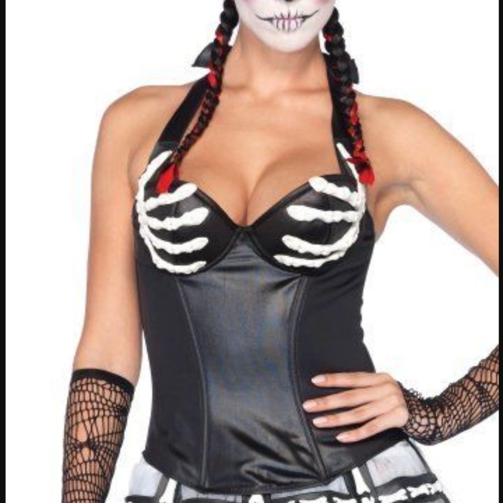 Leg Avenue Bony Hands Corset Large