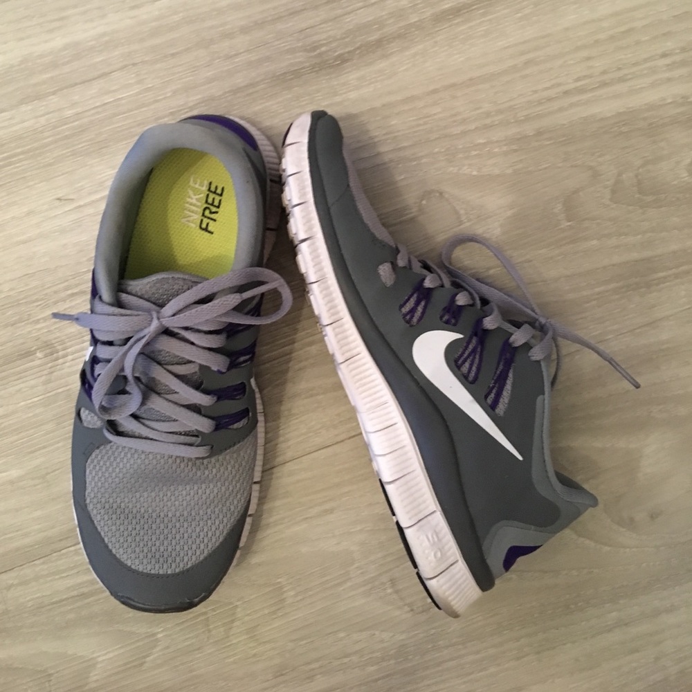 Grey Nike Free 5.0 size 8