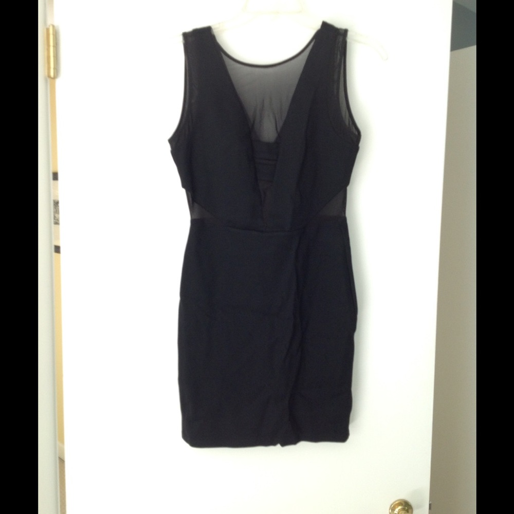 Black cutout illusion Fable dress