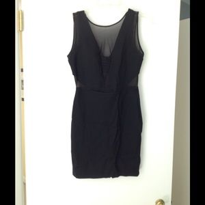 Black cutout illusion Fable dress