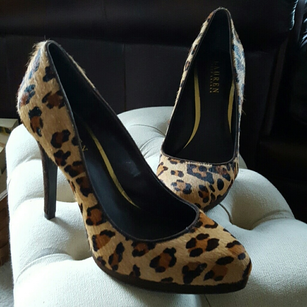 Leopard Print Calf-Hair "Kailee II" Pumps