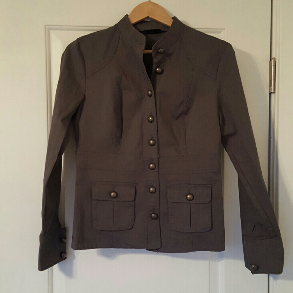 New York & Company hinter green jacket