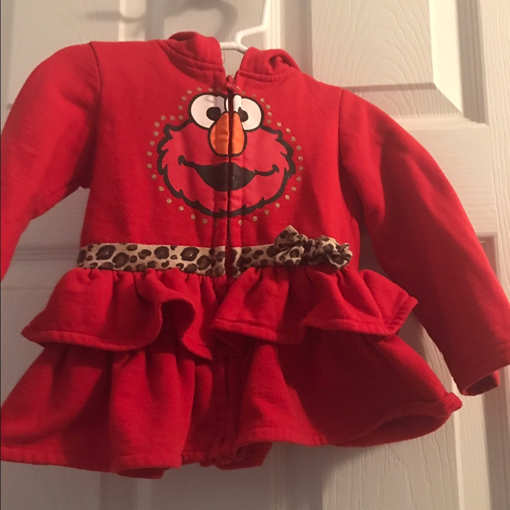 Elmo zip up sweater