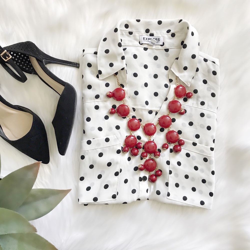 Burgundy Statement Necklace!