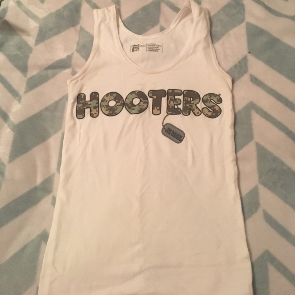 Hooters military Tuesday outfit