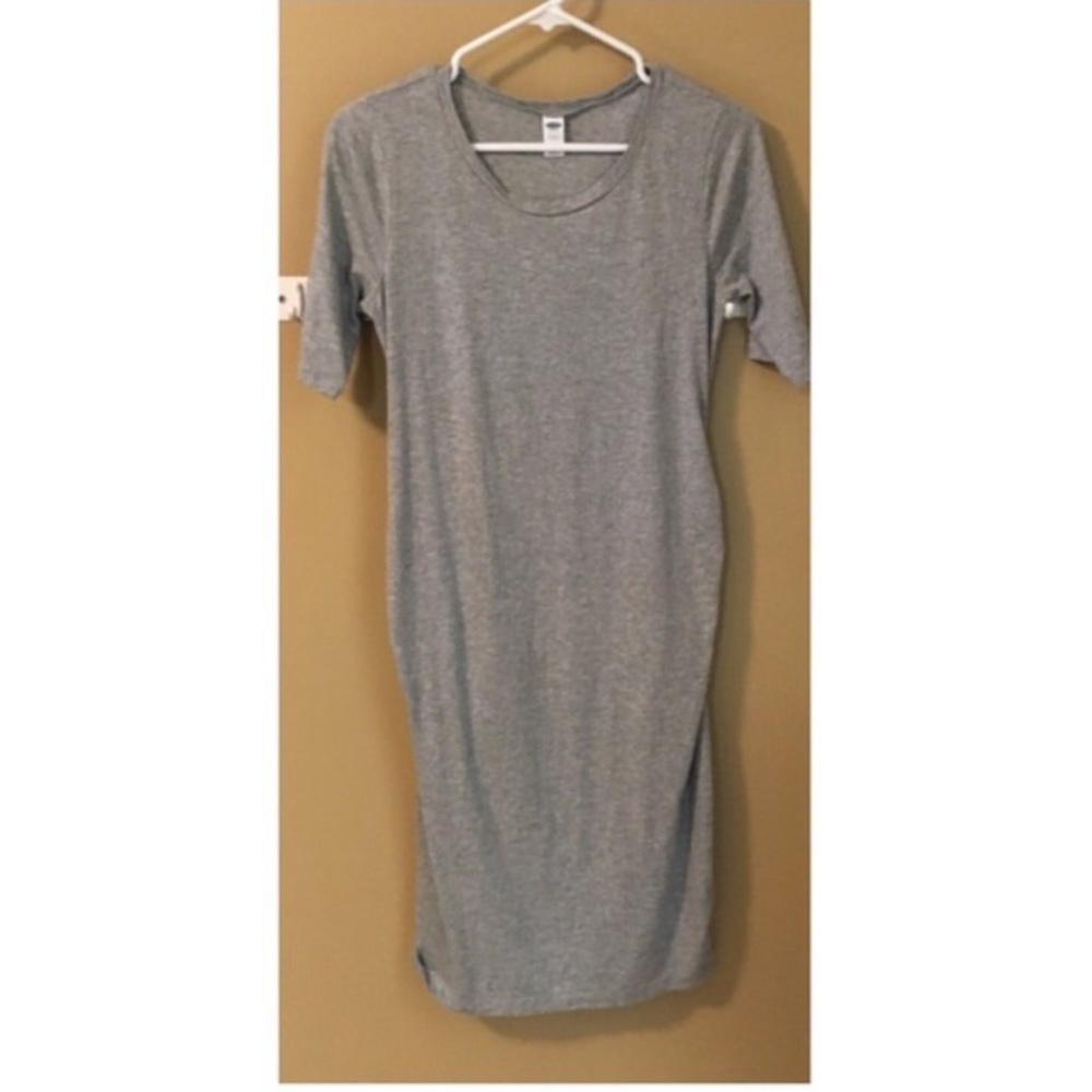 Grey Maternity Dress