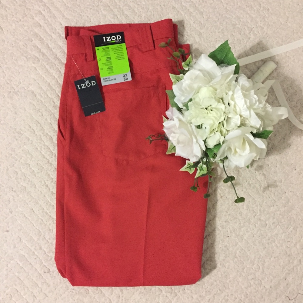 NWT Izod Slim Fit Golf Pants