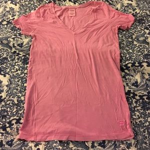 VS Pink V neck t shirt