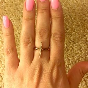 Michael Kors rose gold ring size 7