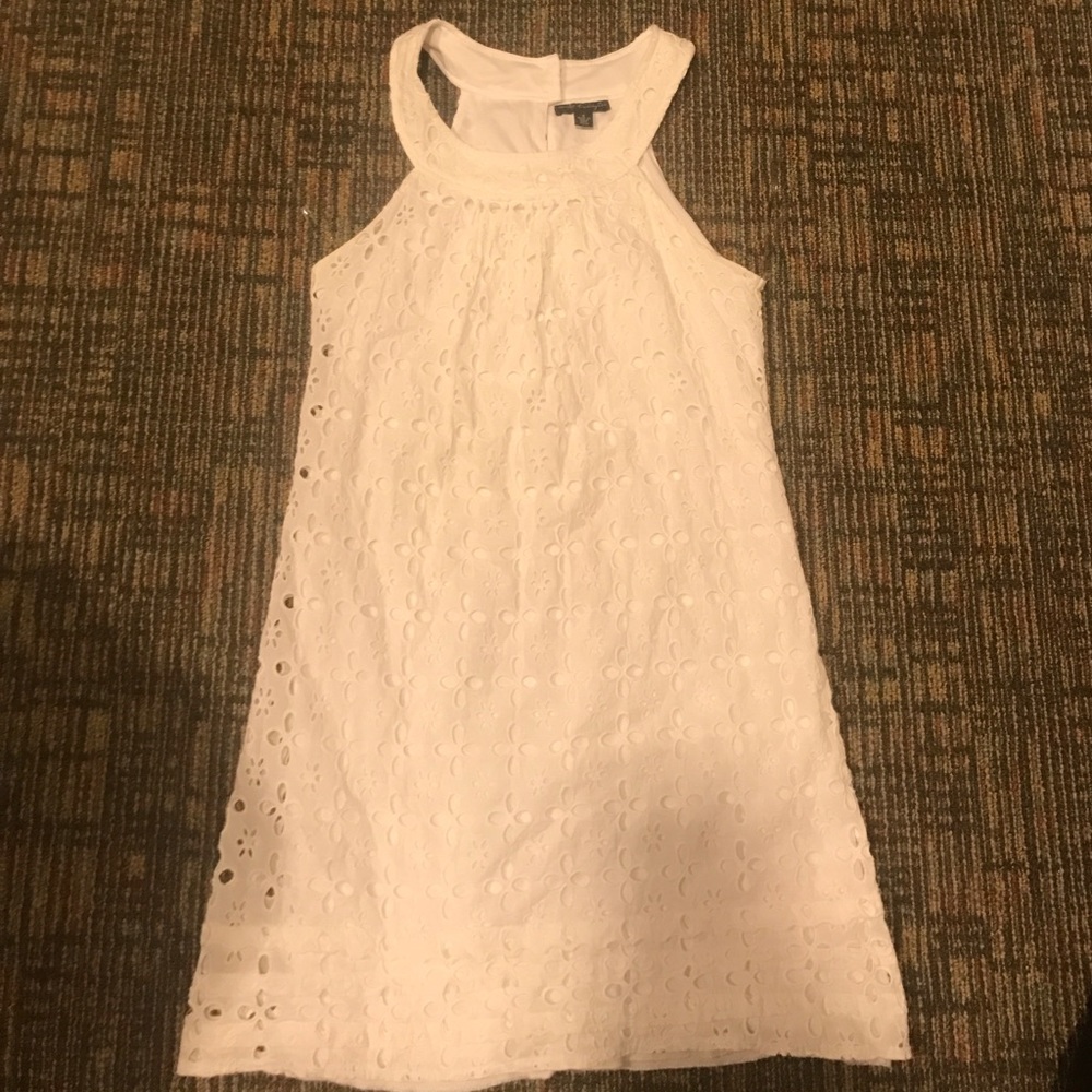 White lace dress