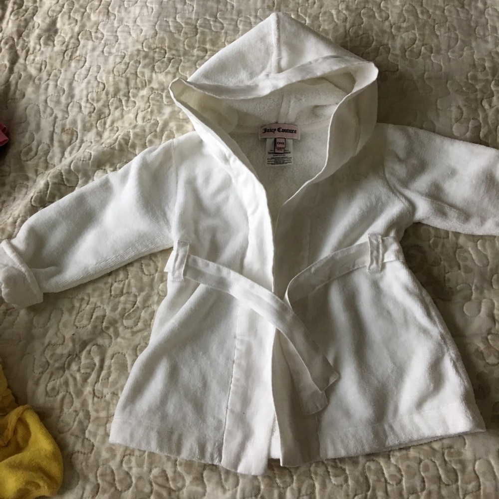 Baby girl Juicy Couture bath robe