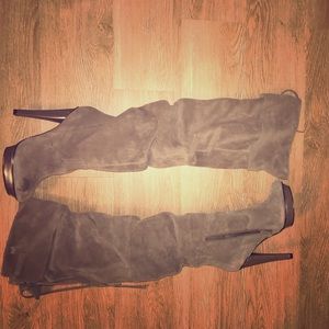 Over the Knee Suede Steve Madden Boots