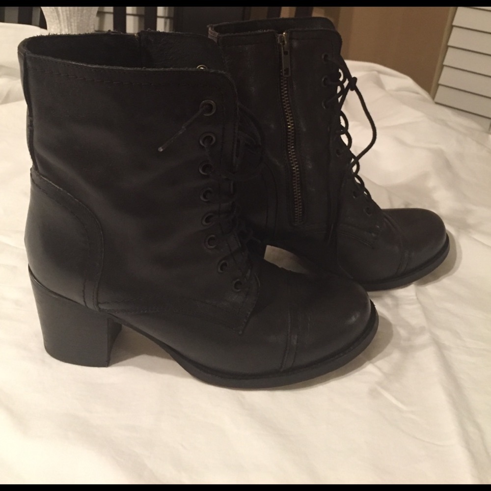 Steve Madden Leather Ankle Boots