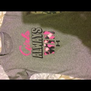 Girls under armour t shirt