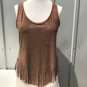 Suede top
