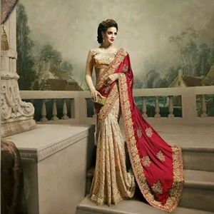 bridal wedding saree indian Pakistani Bollywood
