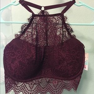 Victoria's Secret PINK lace push-up bralette
