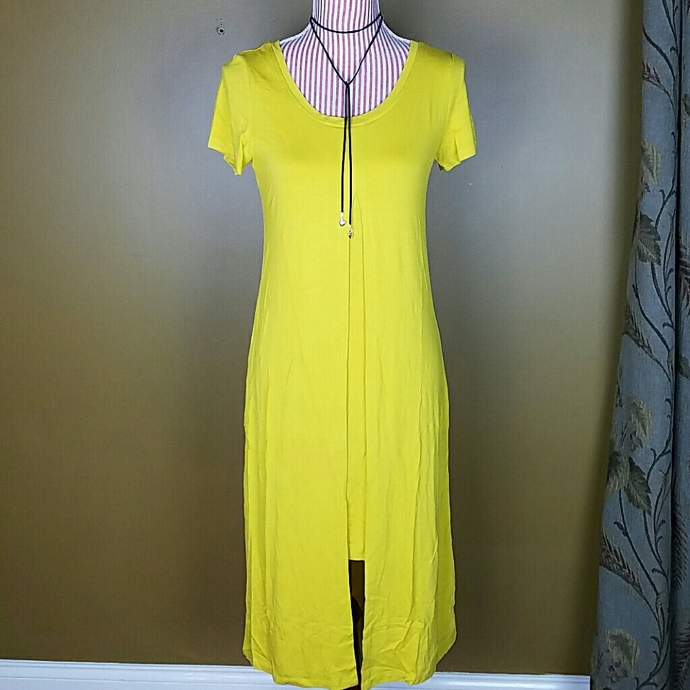 LAST ONE! Mustard Yellow Dress - Picture 2 of 4