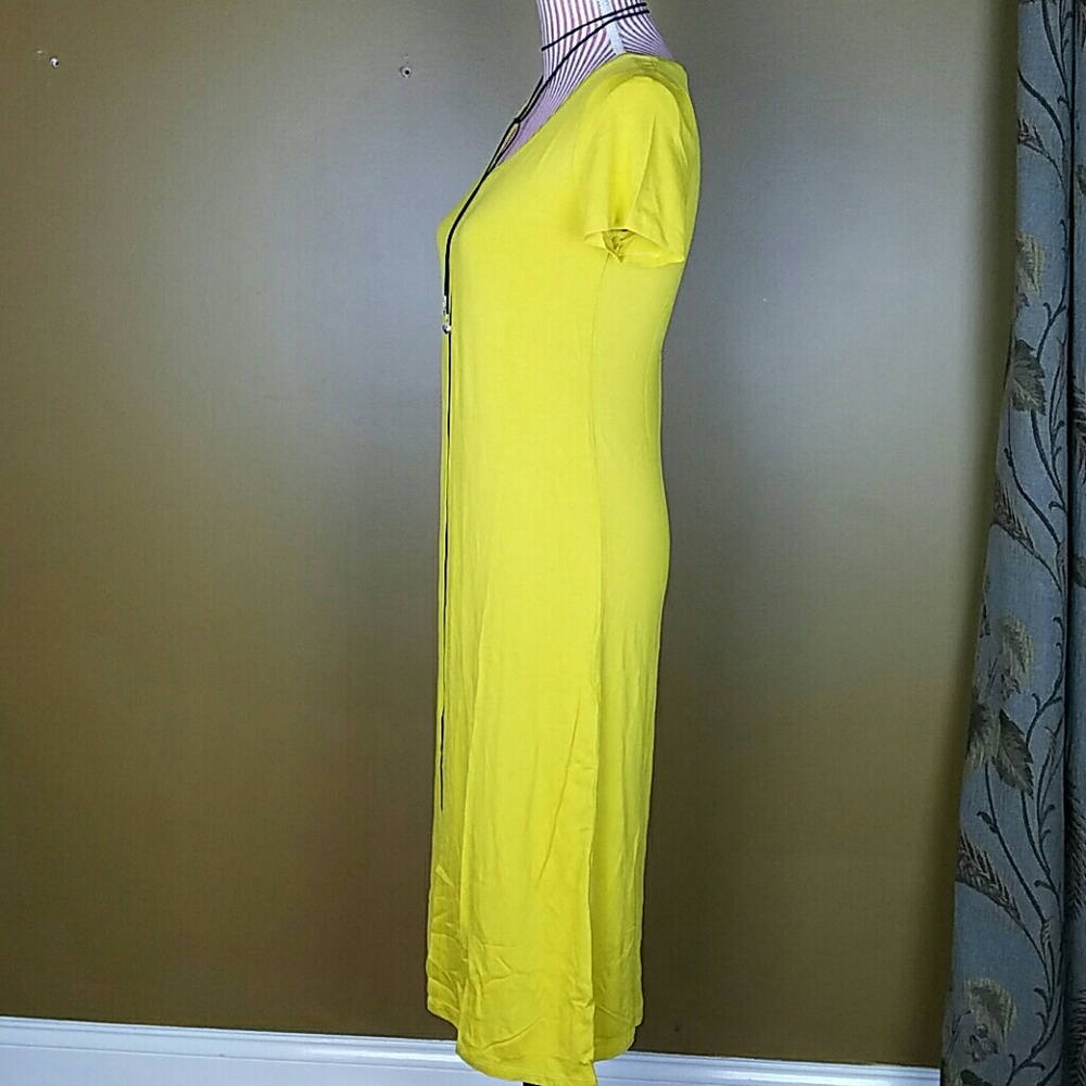 LAST ONE! Mustard Yellow Dress - Picture 3 of 4