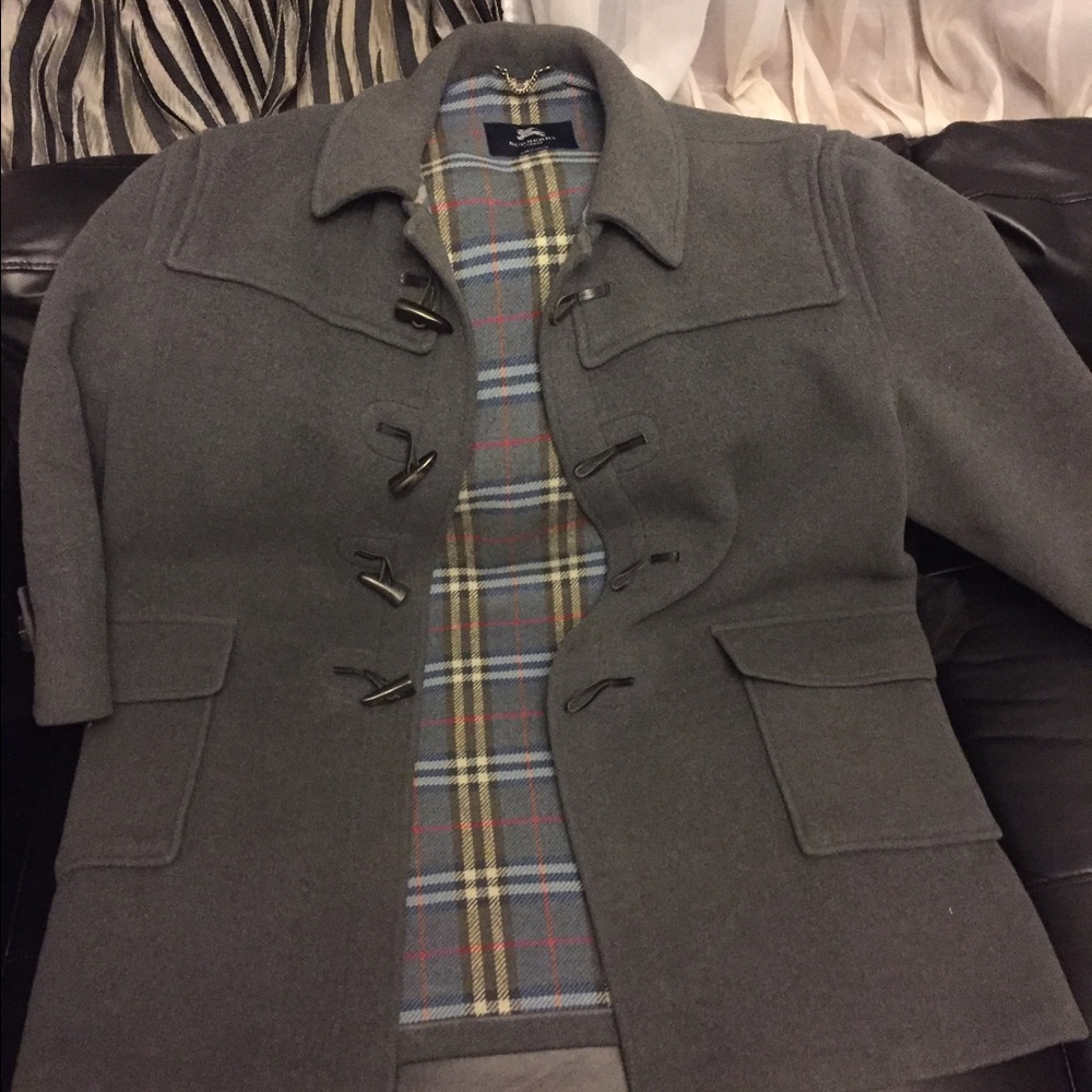 Vintage Burberry peacoat