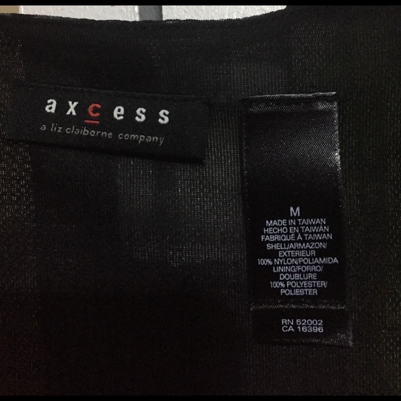 Medium 3/4 sheer black/gray good condition! - Picture 2 of 3