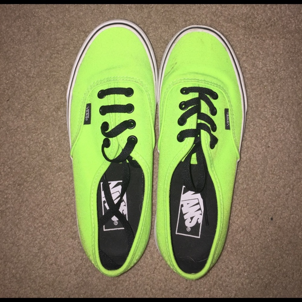 Neon Green Vans