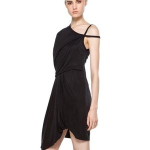 NWT WOMENS HELMUT LANG SHALE JERSEY DRESS L