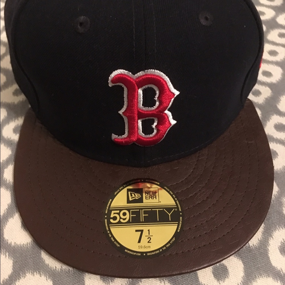New Era 5950 Boston Red Sox Fitted Hat 7 1/2 NEW