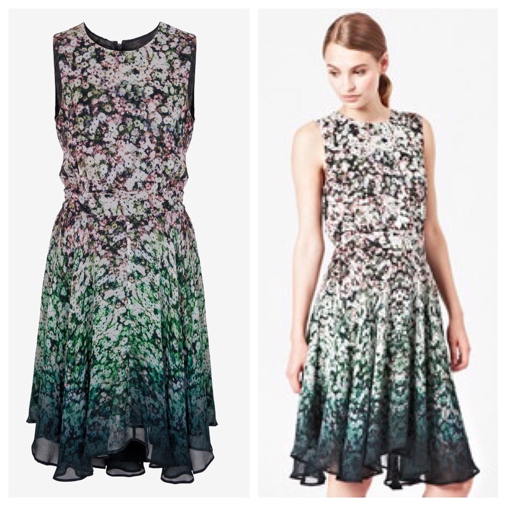 NWT FRENCH CONNECTION Floral Sleeveless Dress Sz4