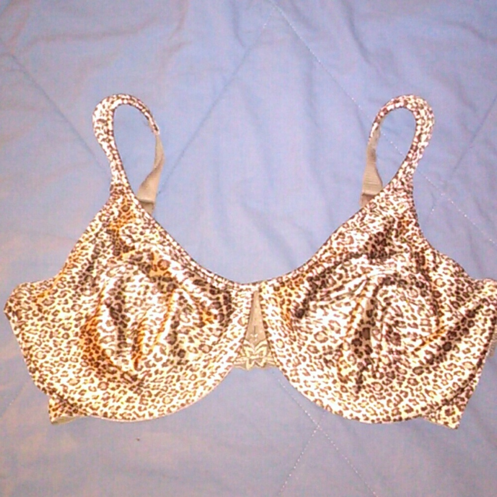 Leopard print bra