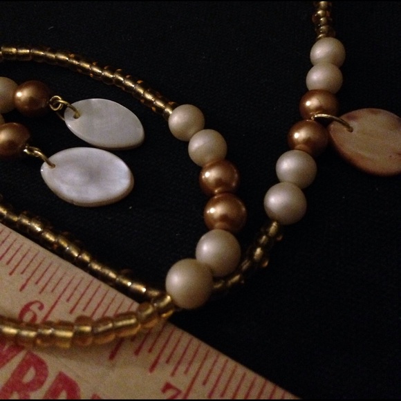 Jewlery set glod - Picture 2 of 2