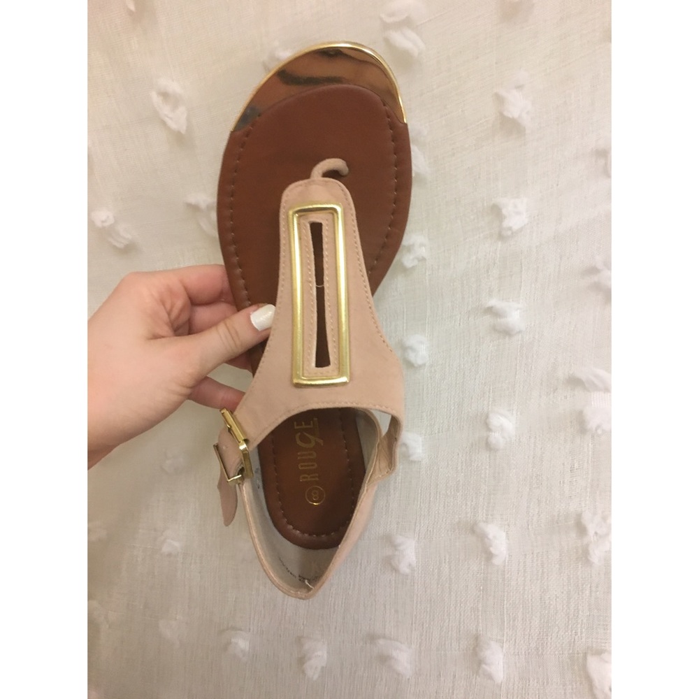 Tan/Cream sandals
