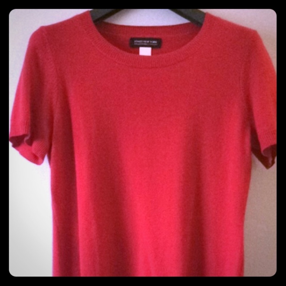Jones NY cashmere shell or T shirt.