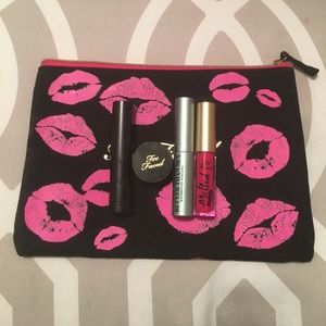 Too faced makeup bag